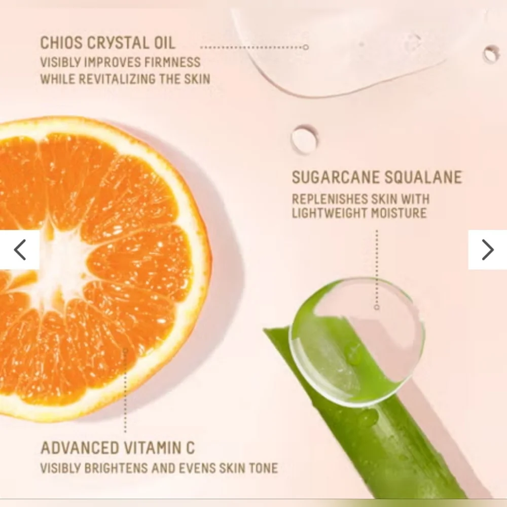 NEW BIOSSANCE Squalane + Vitamin C Rose Oil, Set of 3